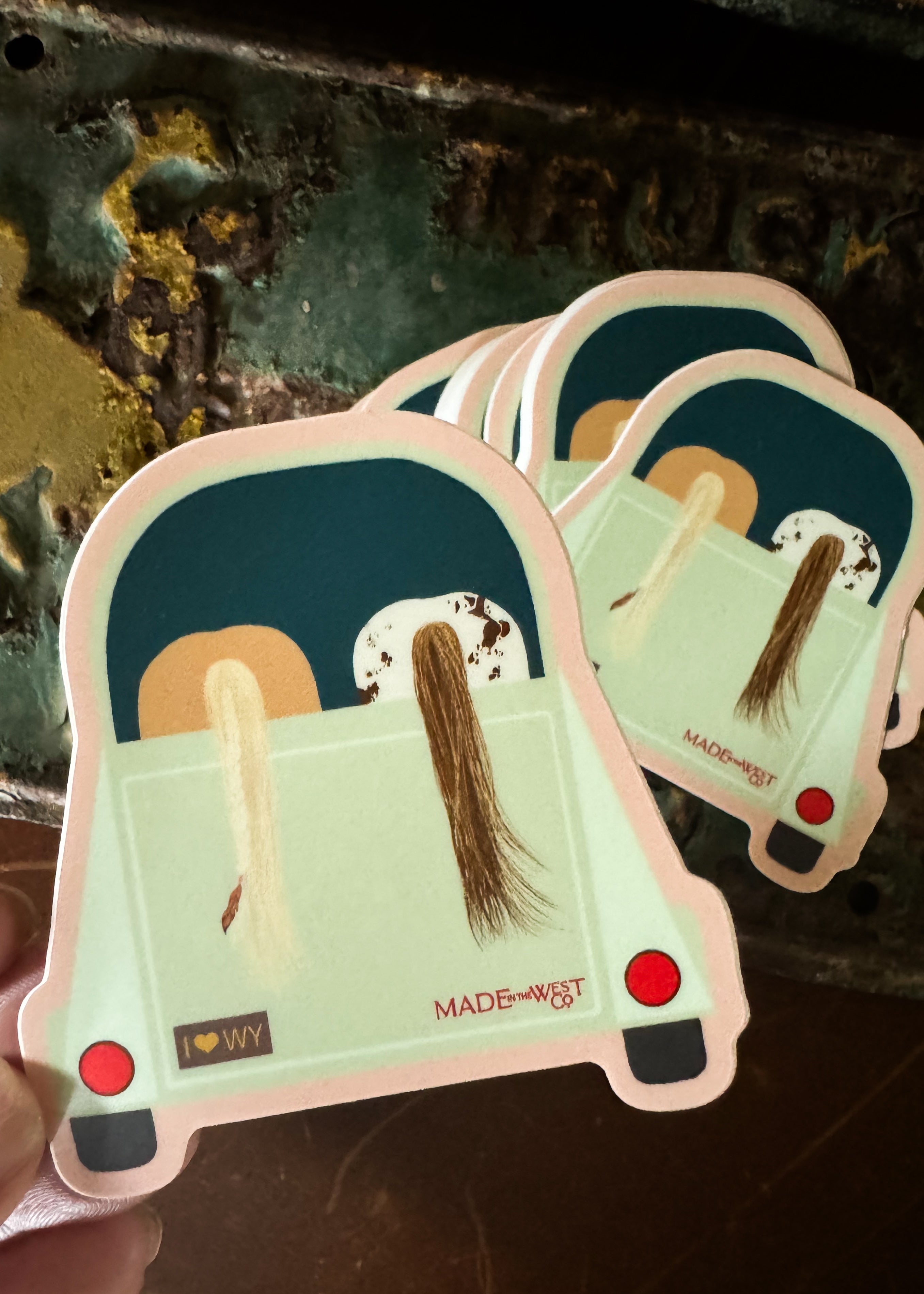 Small Horse Trailer Sticker