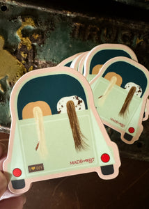 Small Horse Trailer Sticker