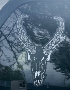 Sagebrush Antelope Skull Sticker