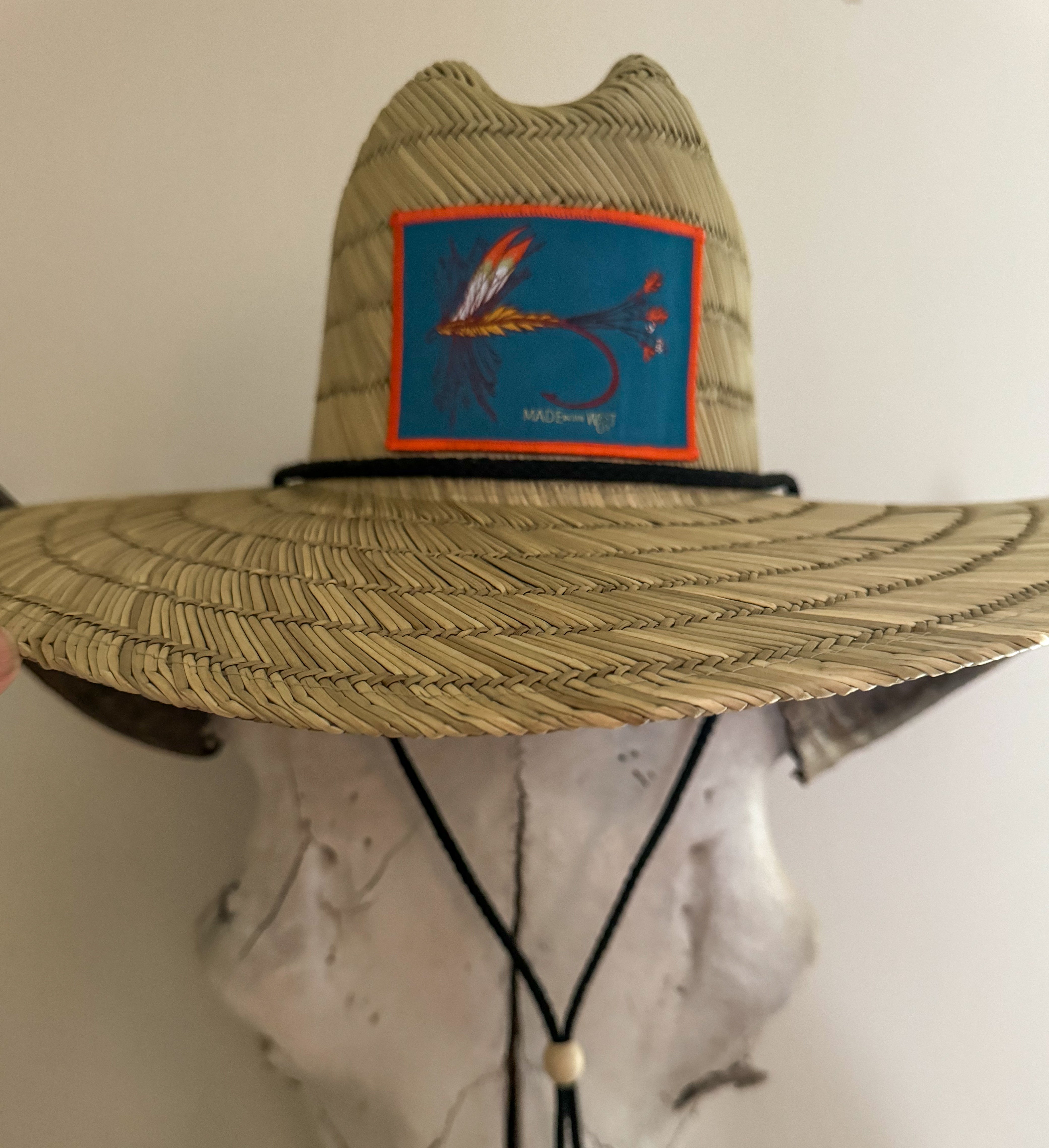 Richardson Waterman Straw Hat - Wildflower Adam’s Fly Patch