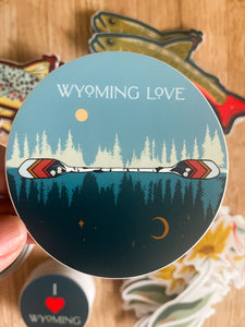 Aspen Kayak Oar Sticker