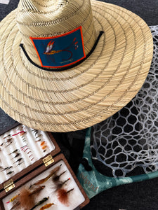 Richardson Waterman Straw Hat - Wildflower Adam’s Fly Patch