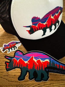 Large Teton Triceratops Sticker