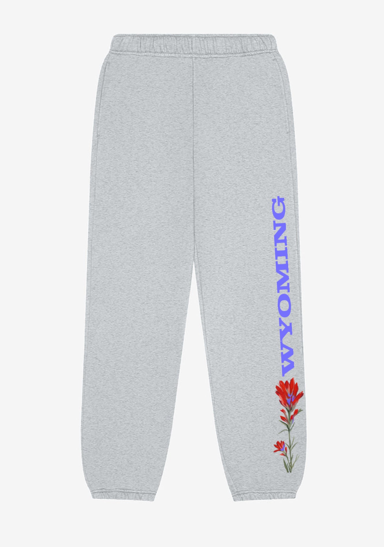 PRE-ORDER Hand Painted Indian Paintbrush Joggers