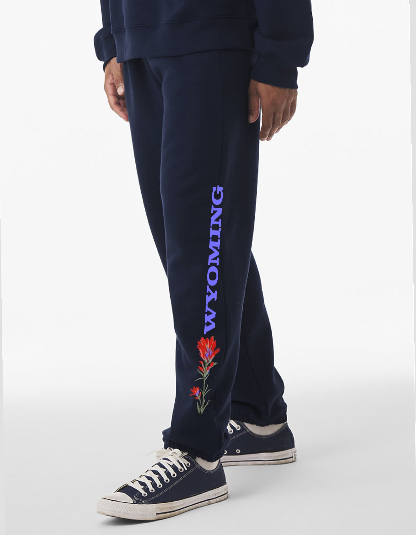 PRE-ORDER Hand Painted Indian Paintbrush Joggers