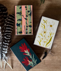 Hand Painted Walnut Fly Box