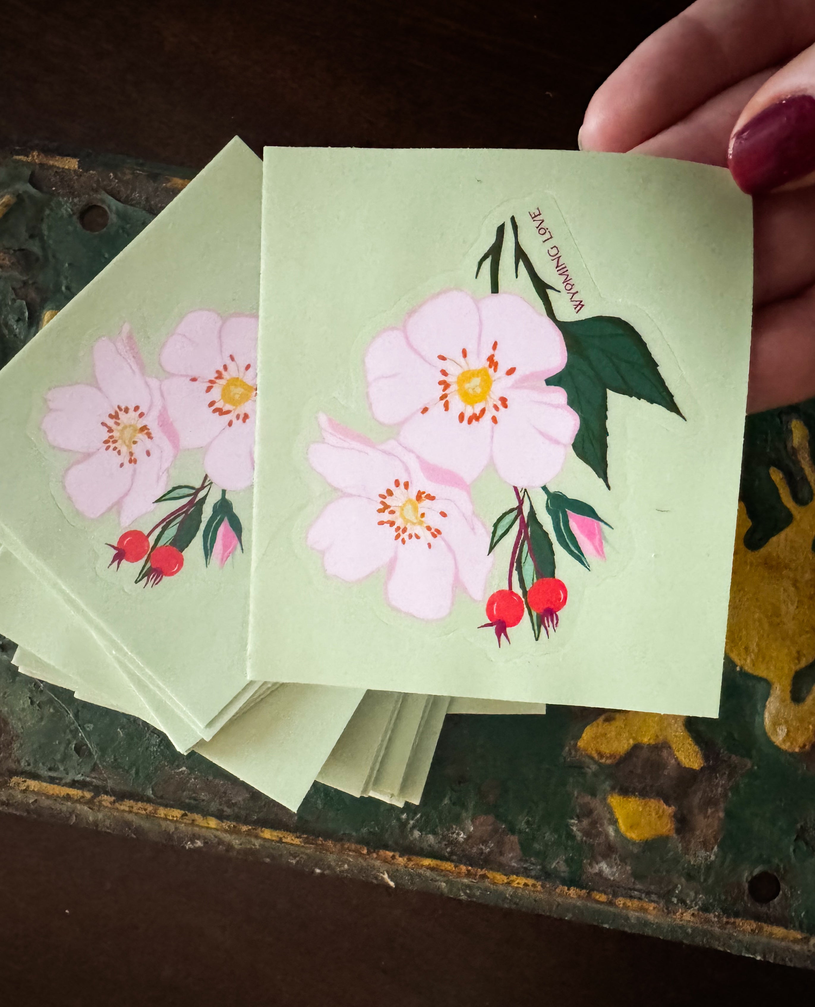 Wild Rose Sticker