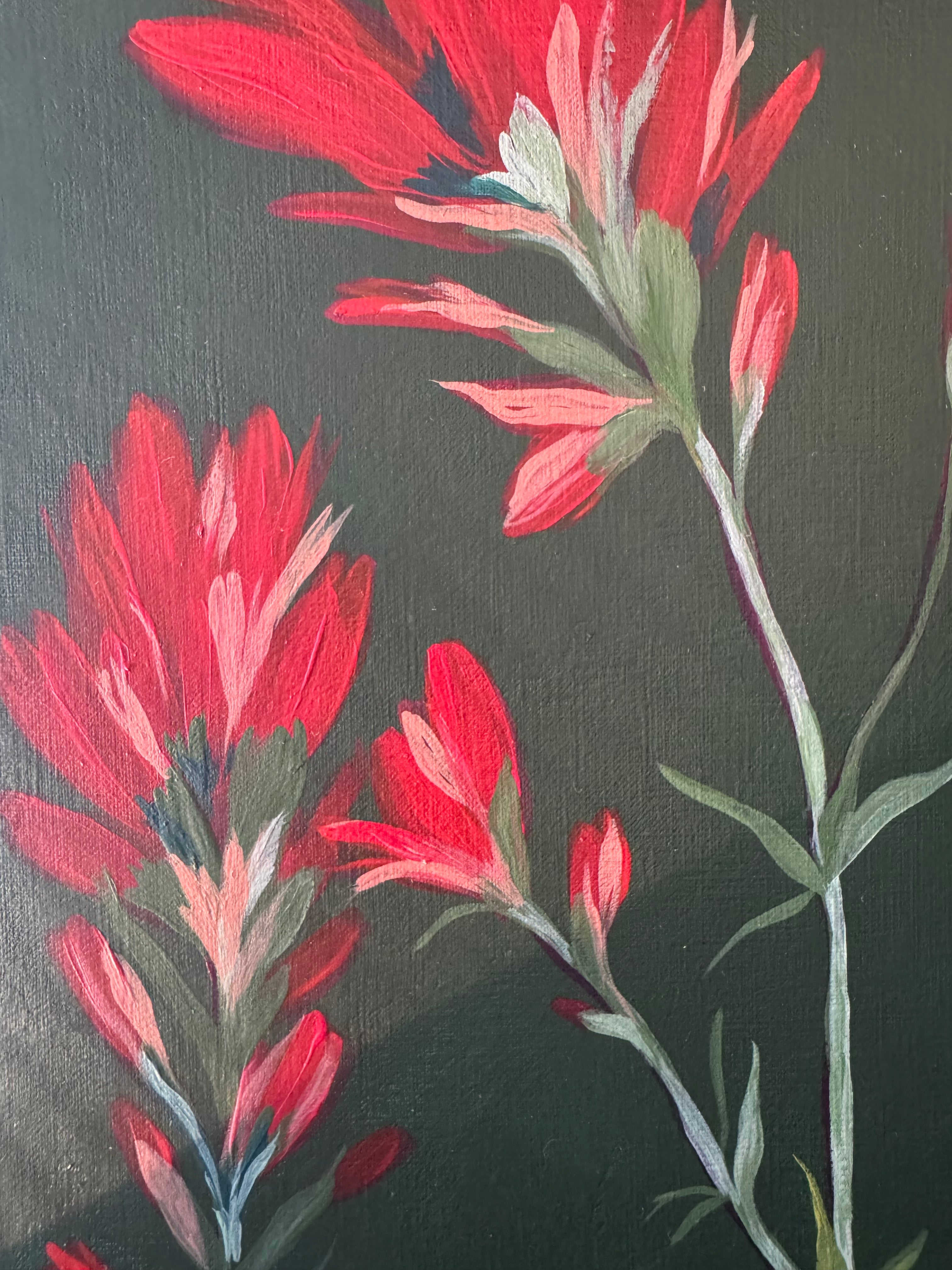 Original Indian Paintbrush Painting