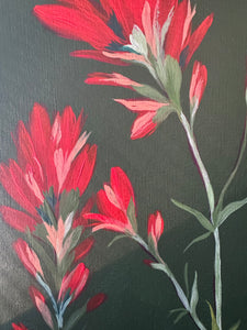 Original Indian Paintbrush Painting