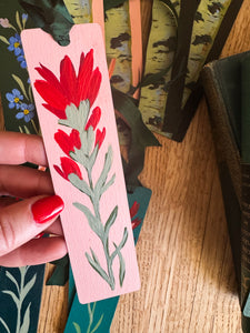 Hand Painted Wood Bookmarks
