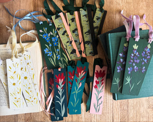 Hand Painted Wood Bookmarks