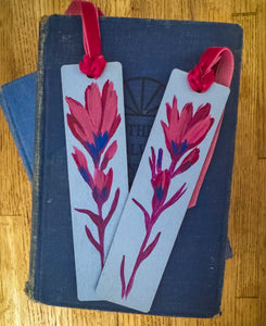 Hand Painted Wood Bookmarks