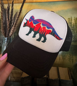 Kid’s Foam Trucker Hat - Teton Triceratops