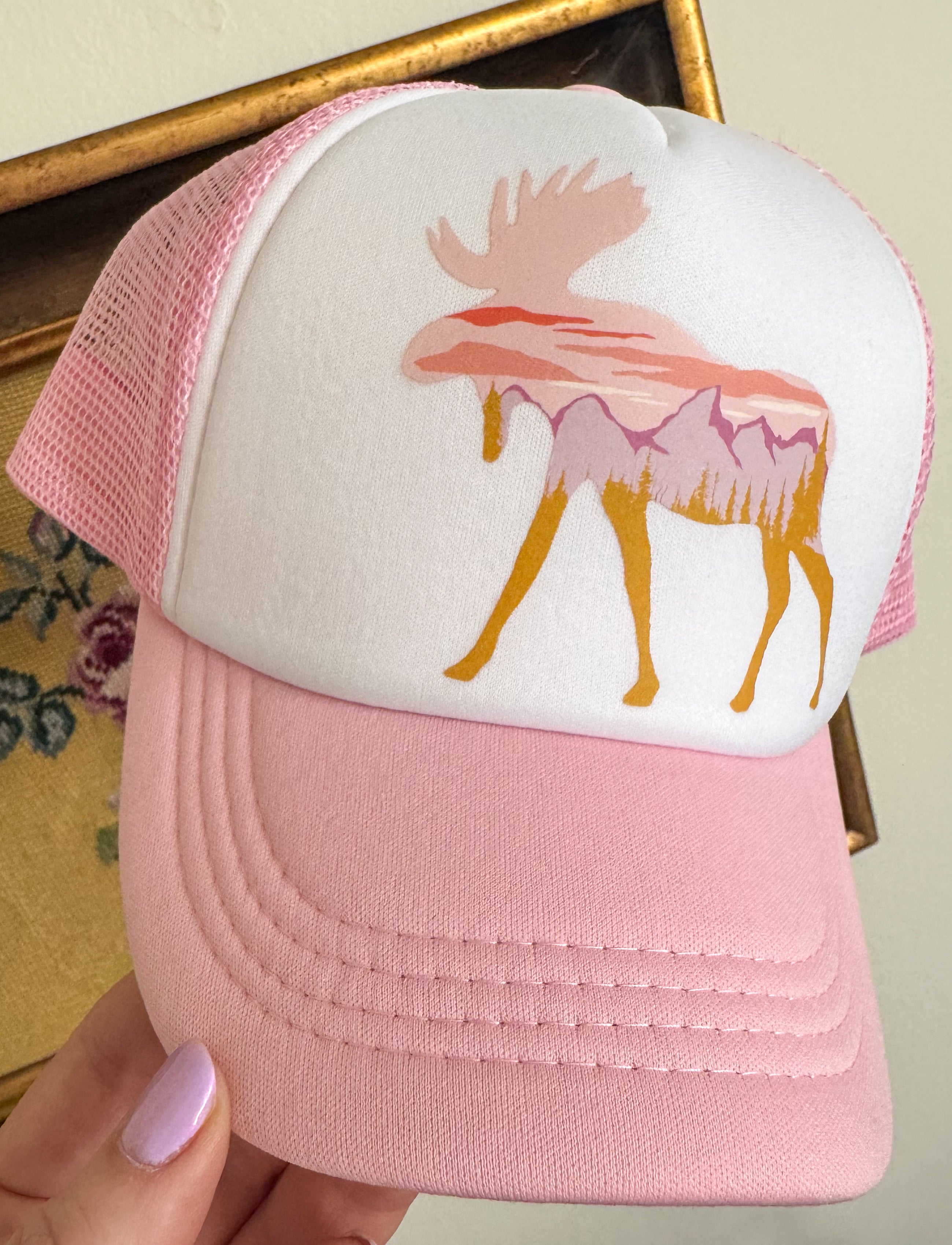 Kid’s Teton Moose Foam Trucker Hat