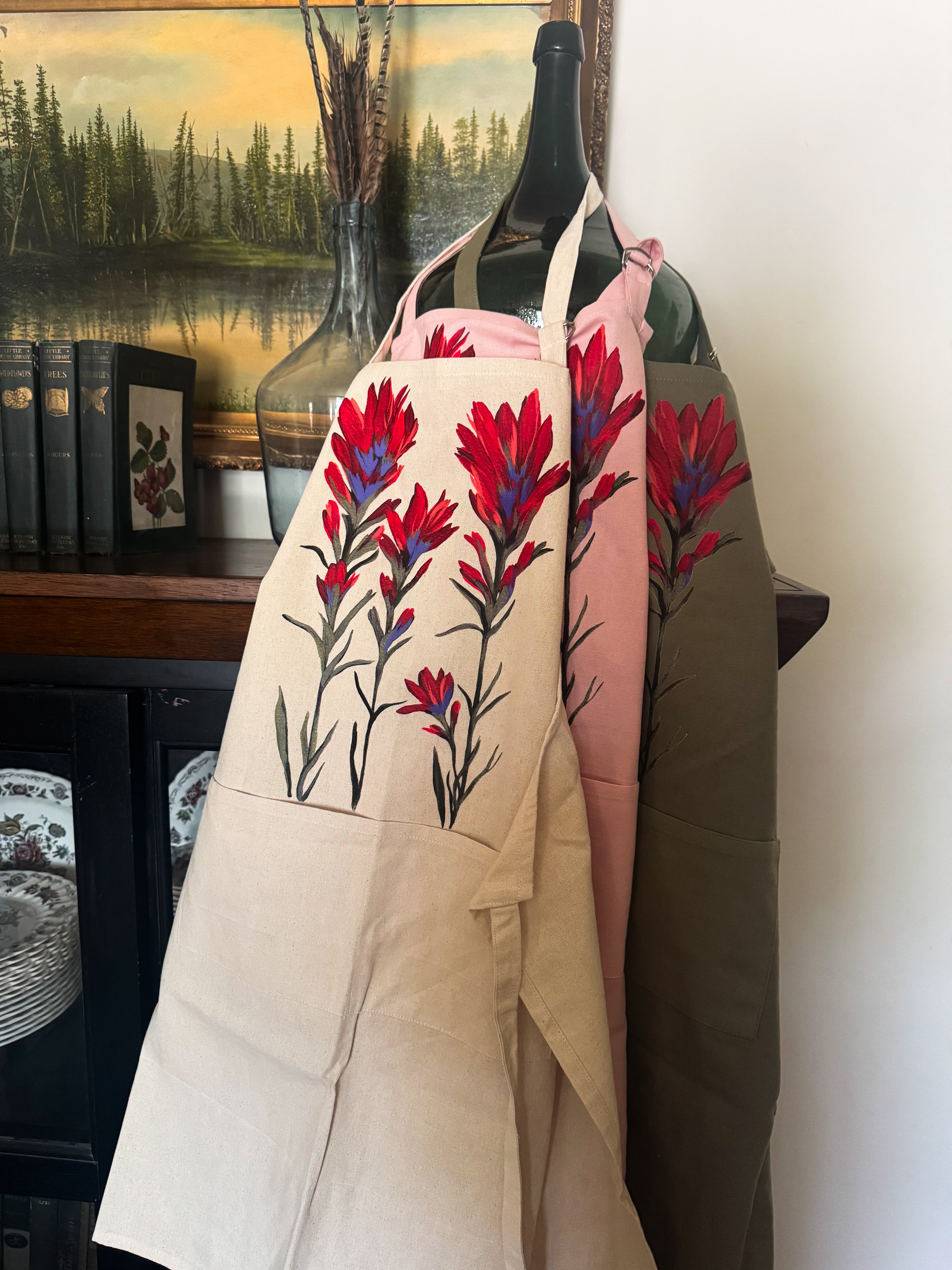 Indian Paintbrush Apron
