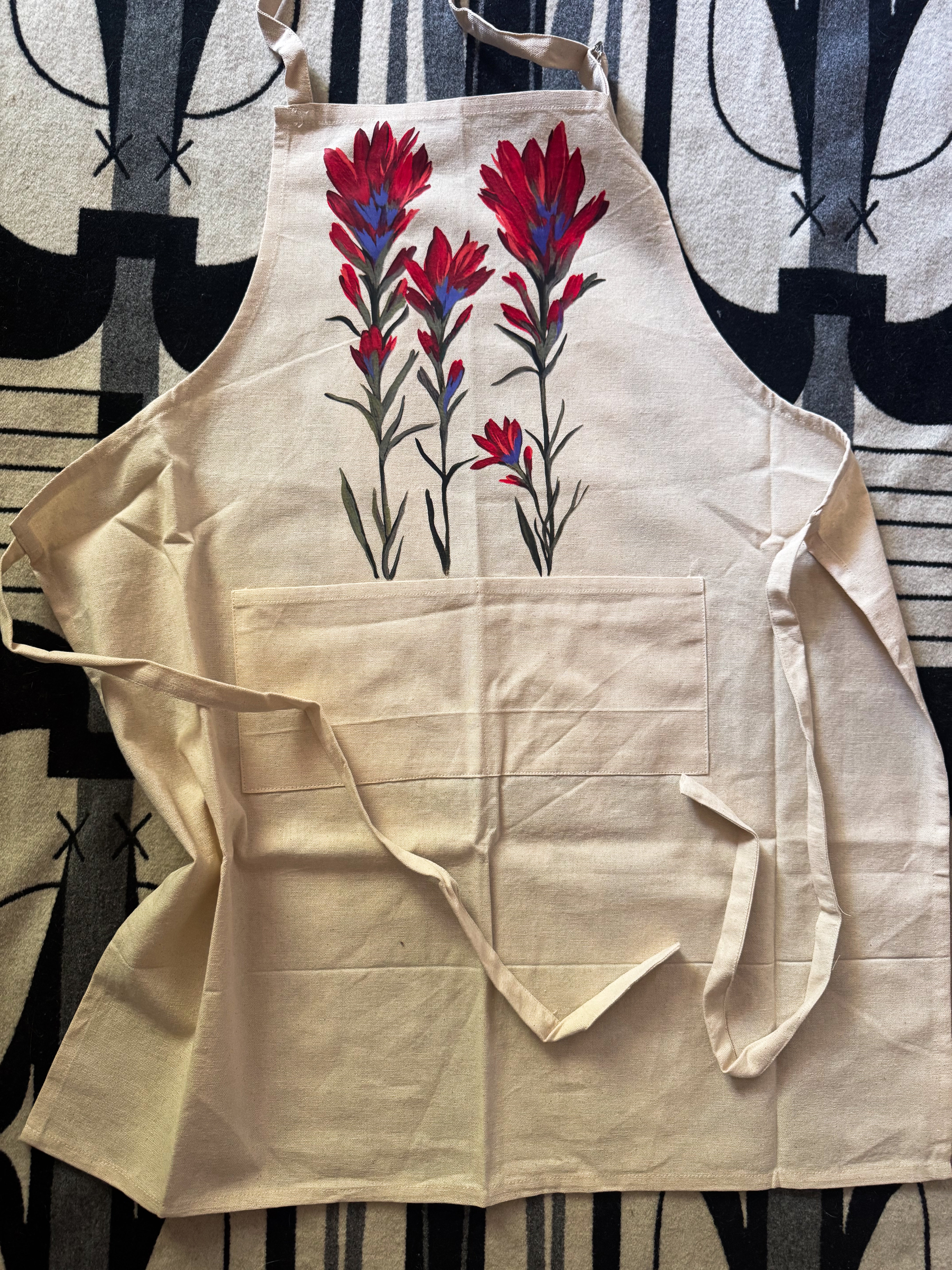 Indian Paintbrush Apron