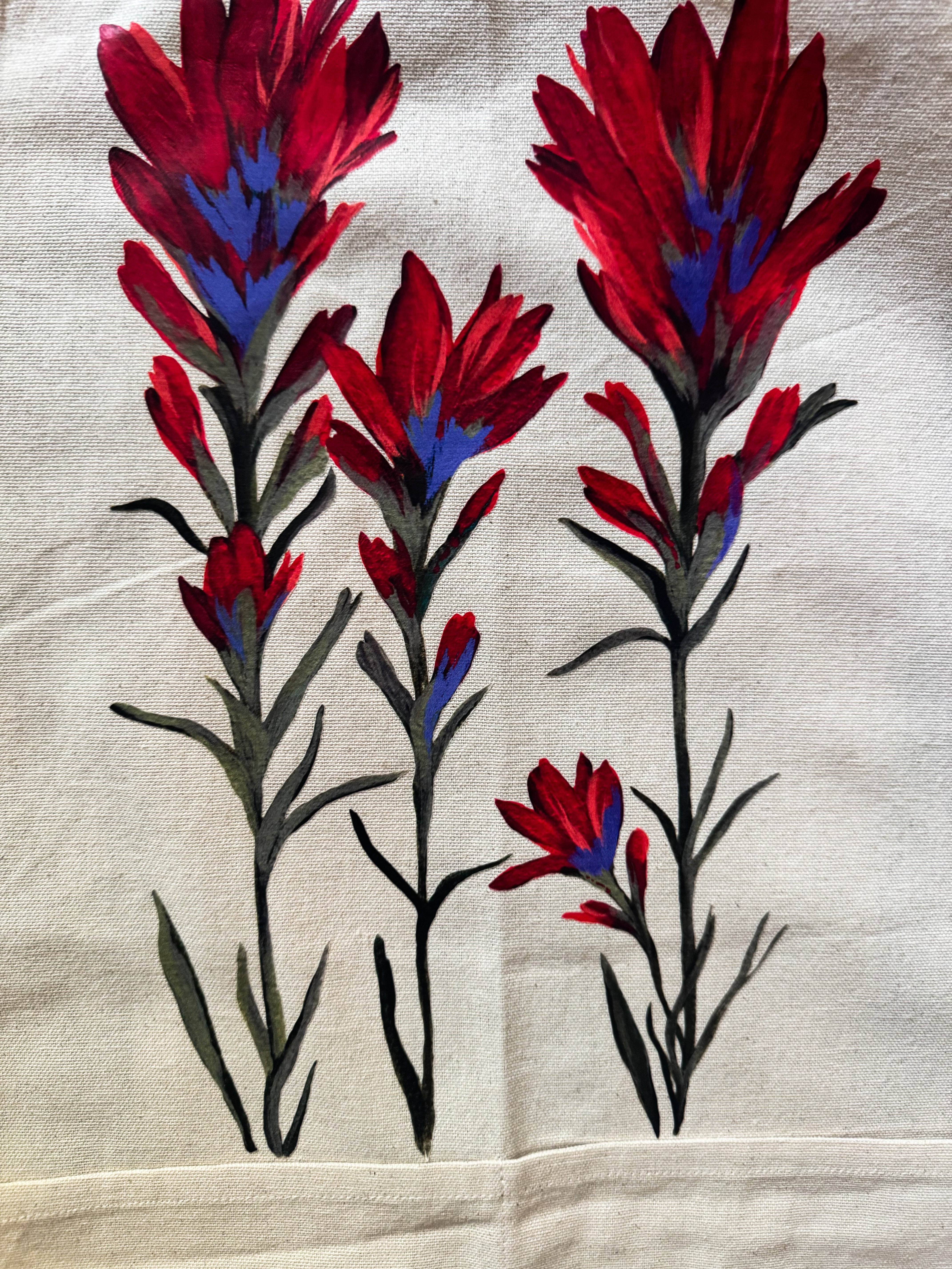 Indian Paintbrush Apron