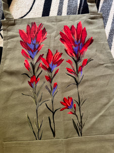 Indian Paintbrush Apron