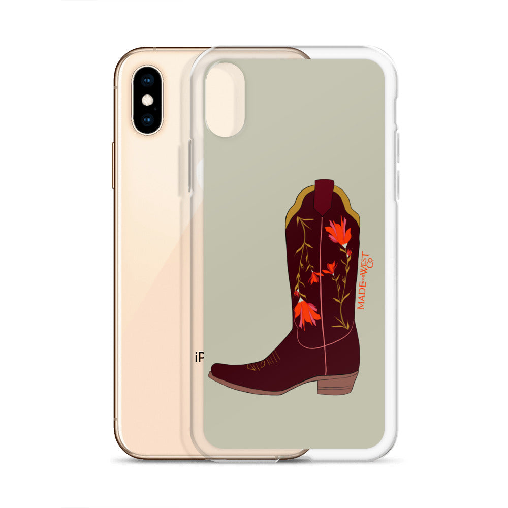 Sierra Cowgirl Boot Case for iPhone®