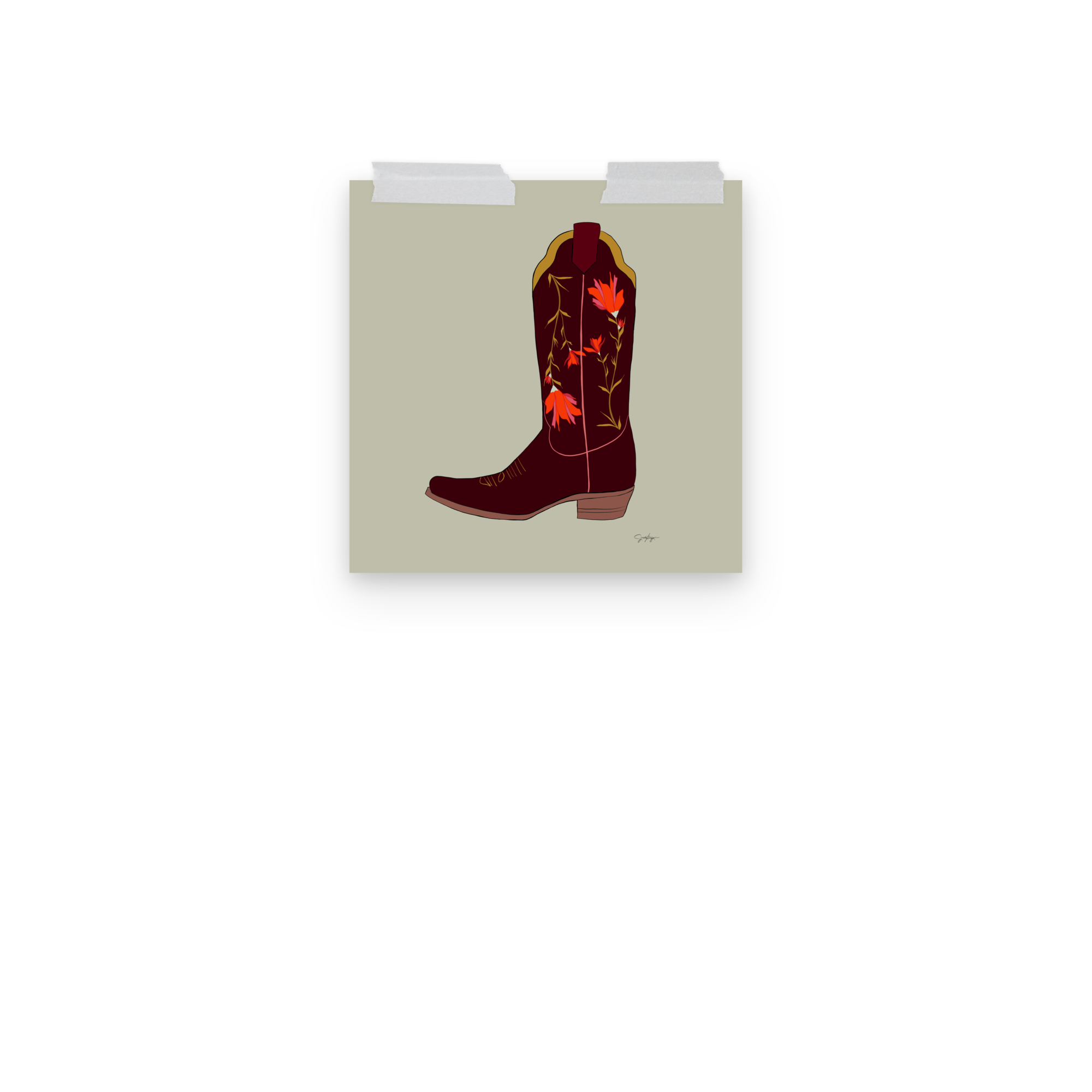 Sierra - Prairie Fire Cowgirl Boot