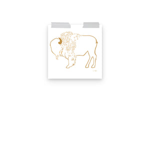Mae - Daisy Bison Print
