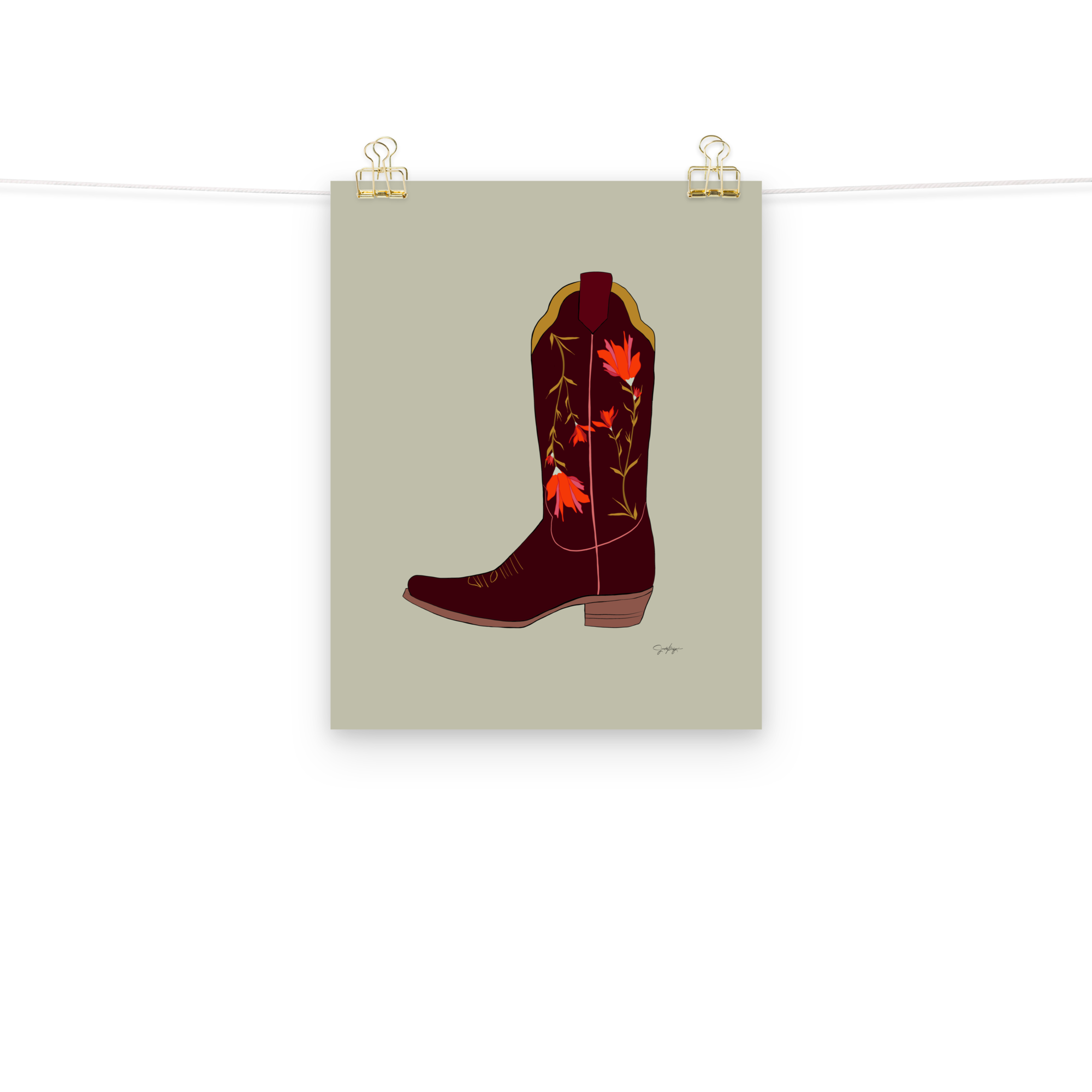 Sierra - Prairie Fire Cowgirl Boot