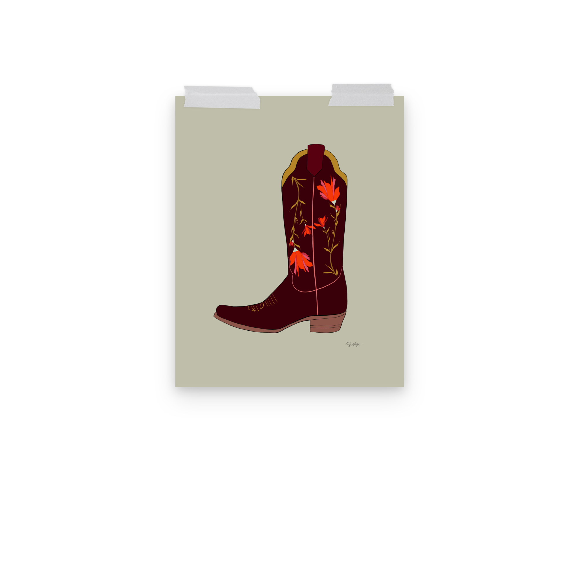 Sierra - Prairie Fire Cowgirl Boot