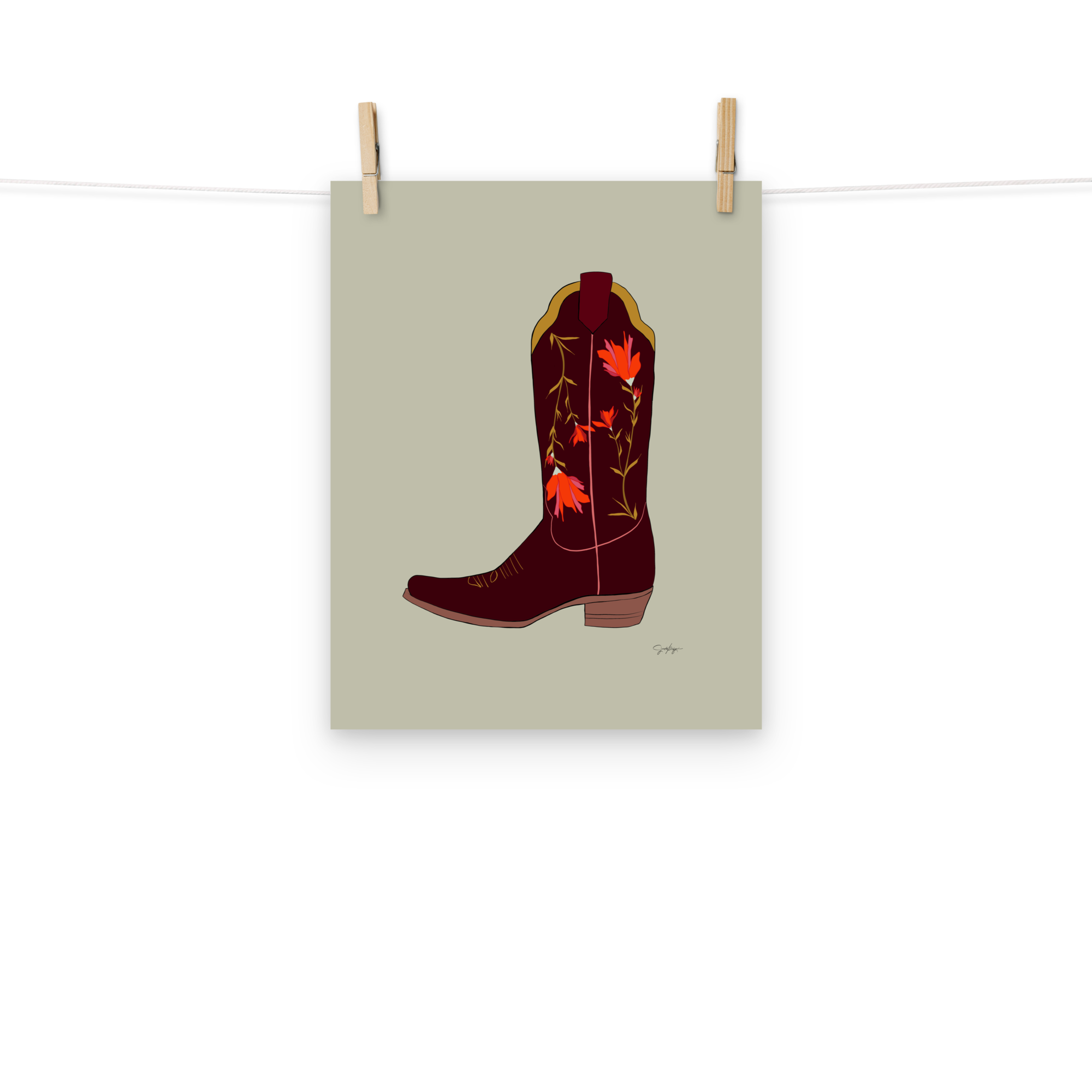 Sierra - Prairie Fire Cowgirl Boot