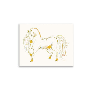 Belle - Wildflower Horse Poster