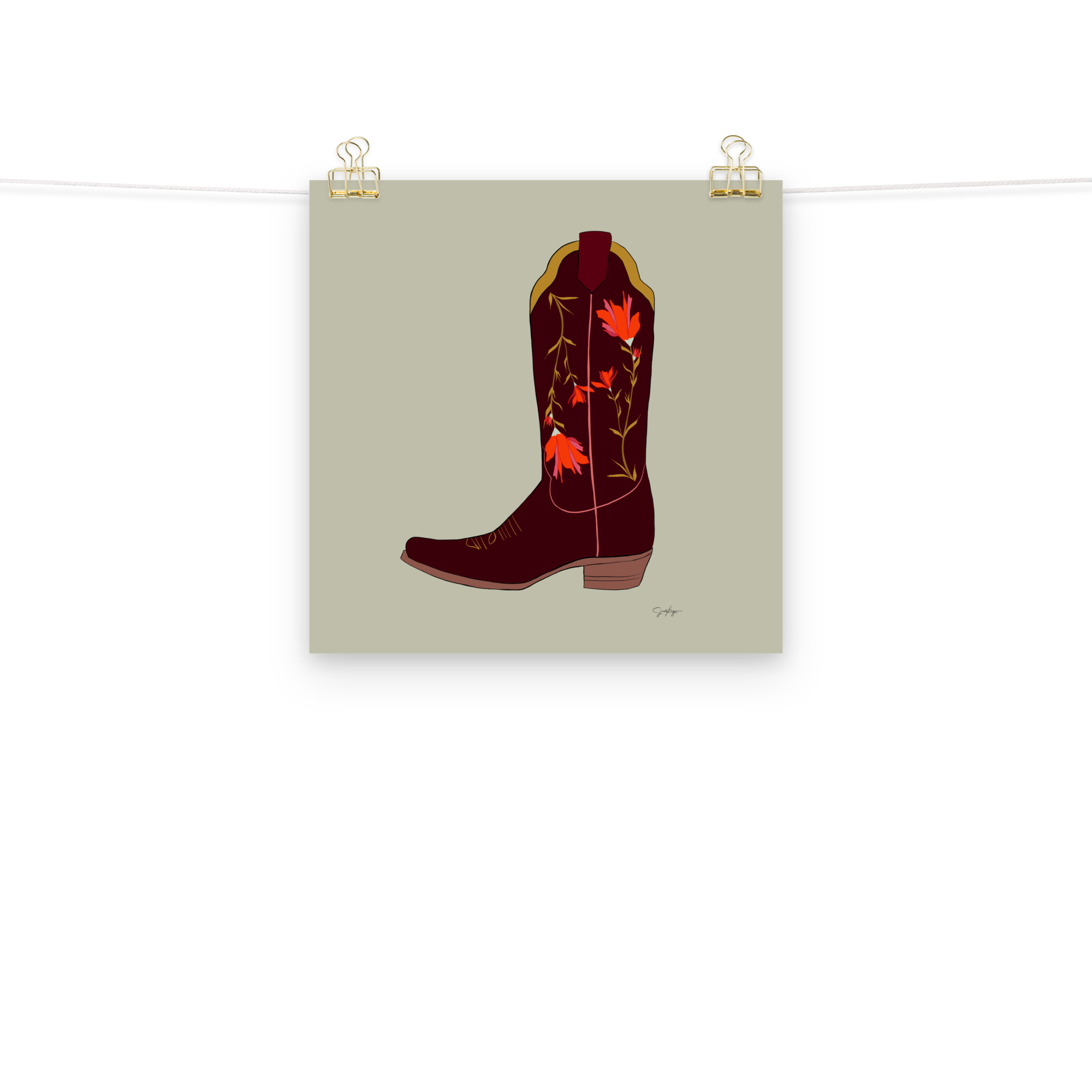 Sierra - Prairie Fire Cowgirl Boot