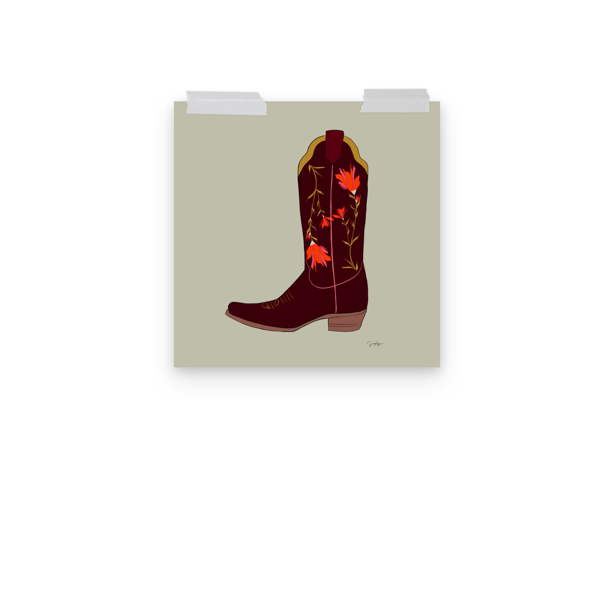 Sierra - Prairie Fire Cowgirl Boot