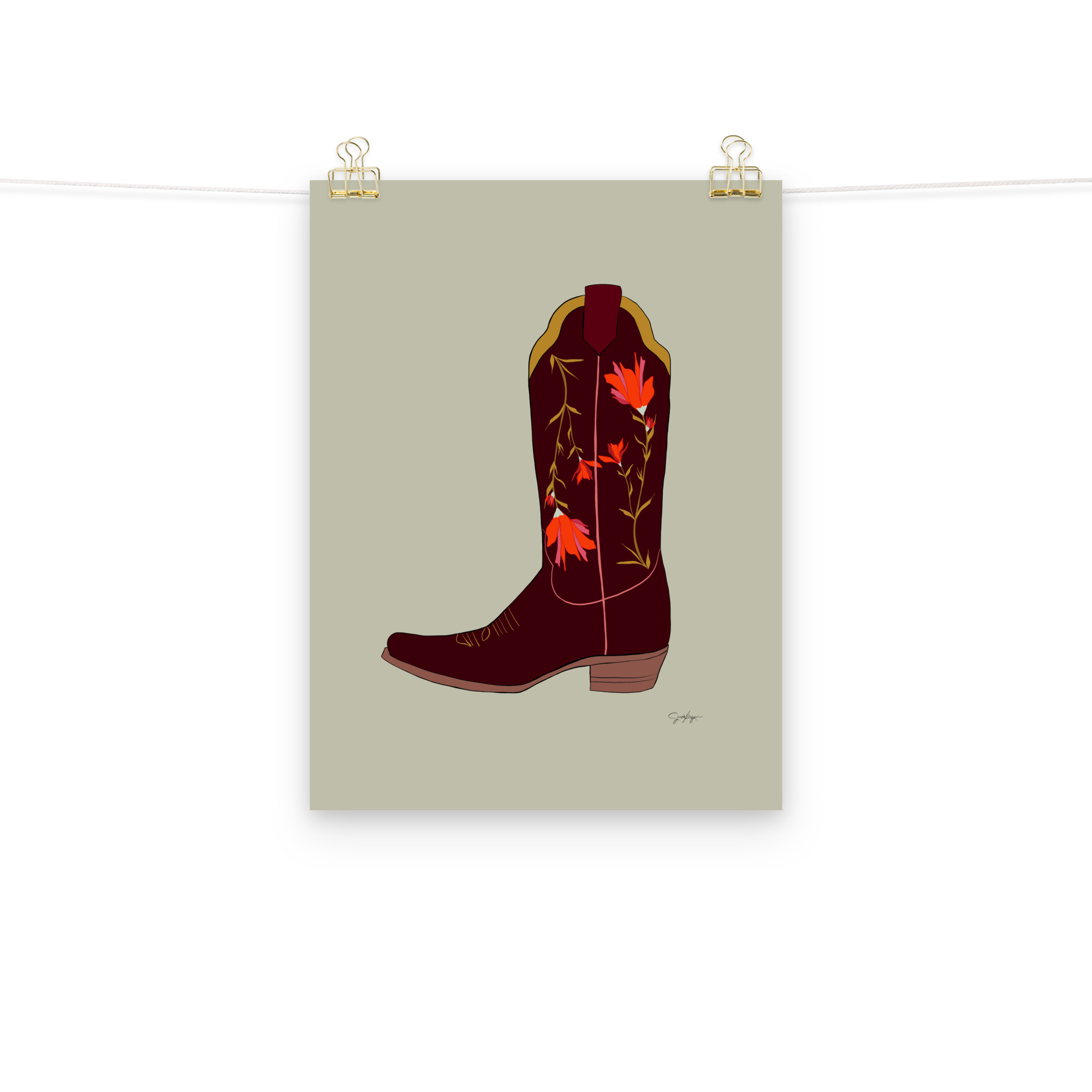 Sierra - Prairie Fire Cowgirl Boot