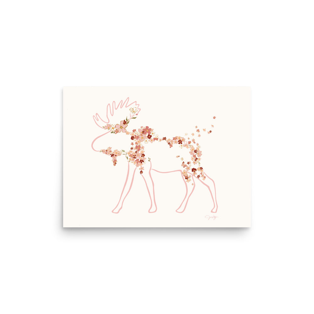 Josie - Wild Daisy Moose Print