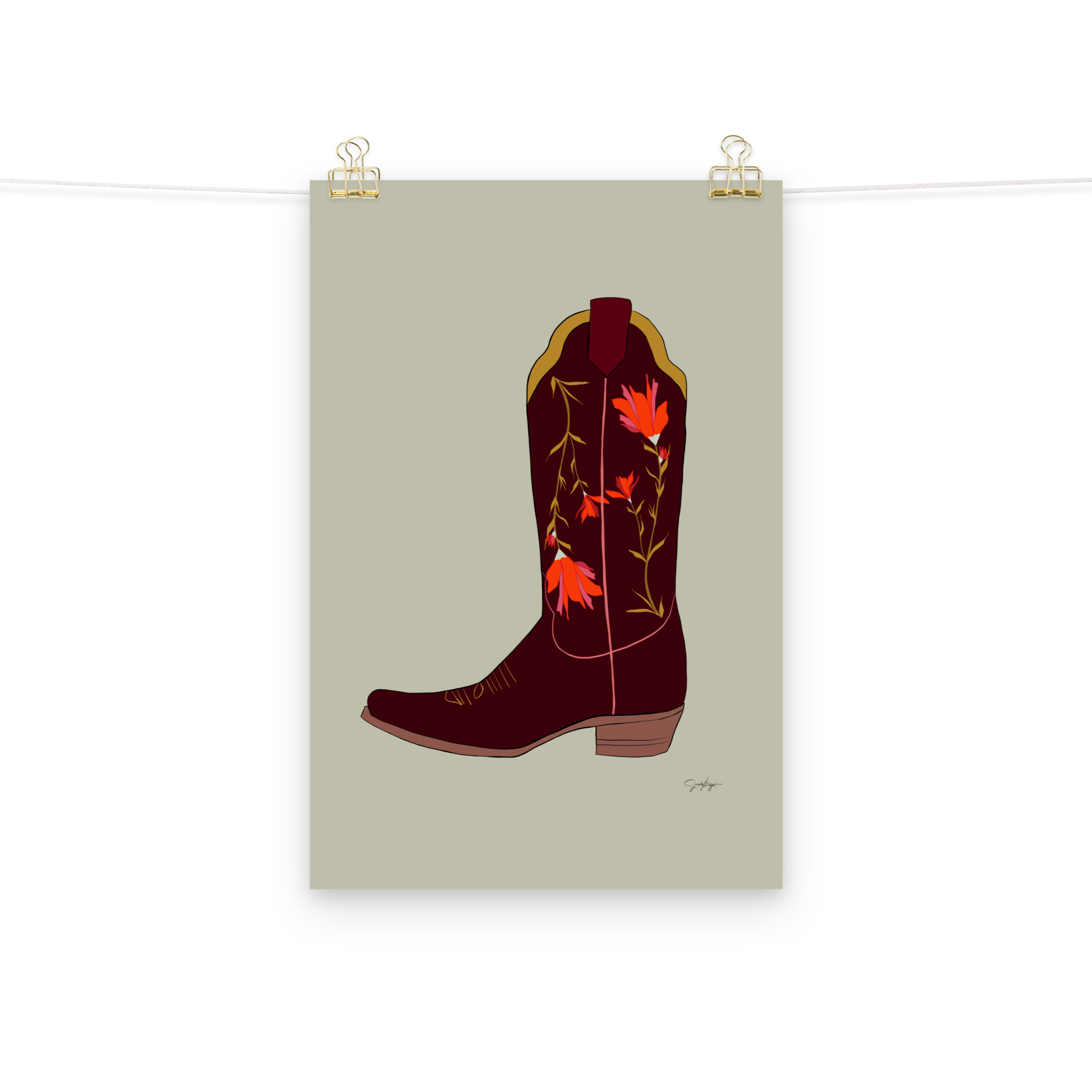 Sierra - Prairie Fire Cowgirl Boot