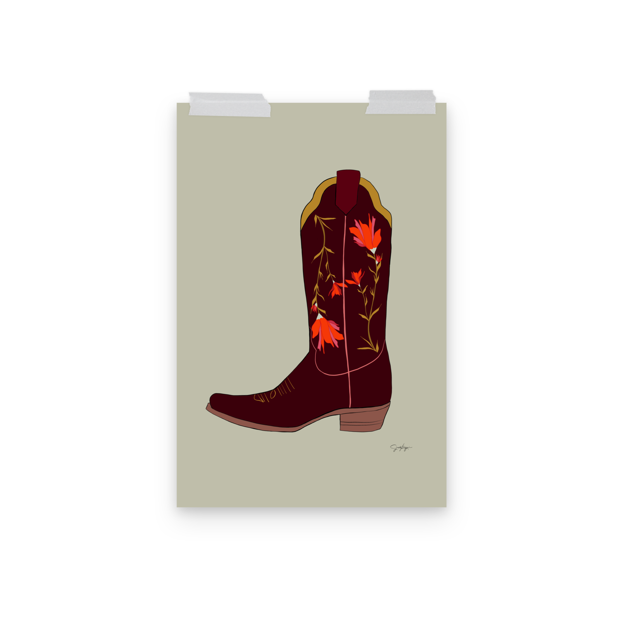 Sierra - Prairie Fire Cowgirl Boot