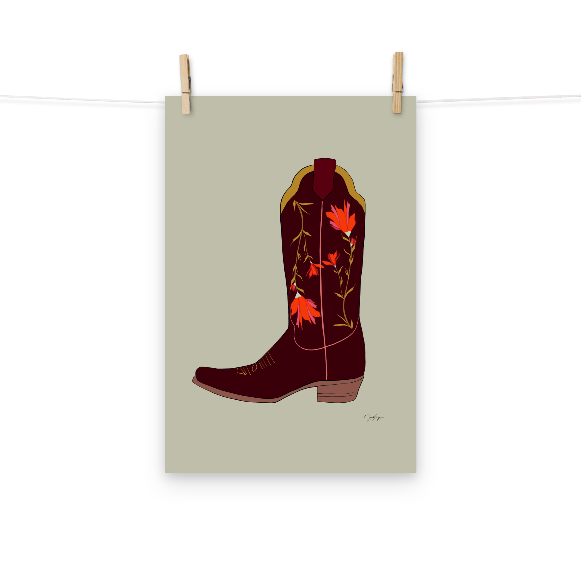 Sierra - Prairie Fire Cowgirl Boot