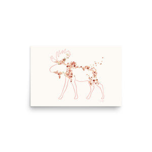 Josie - Wild Daisy Moose Print