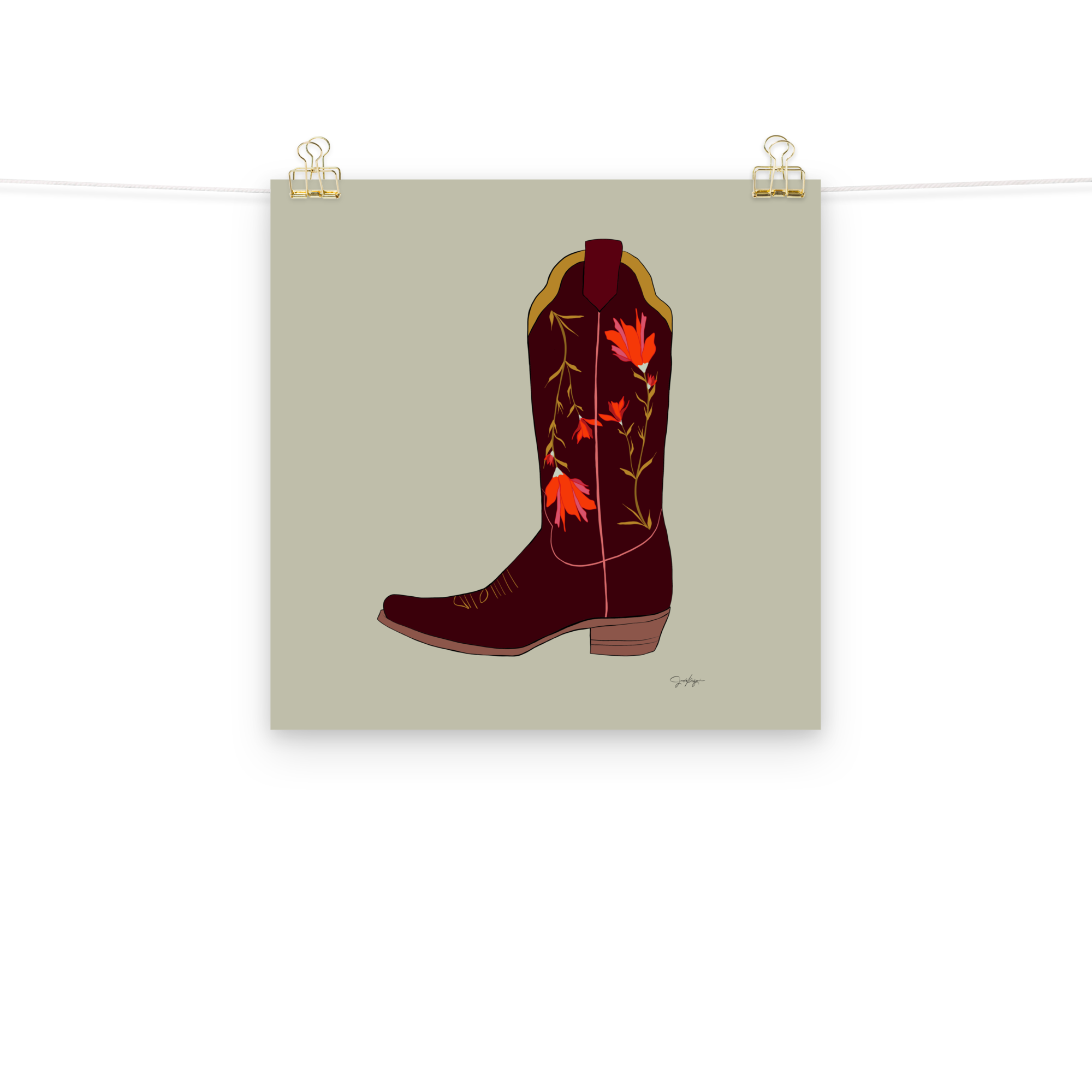 Sierra - Prairie Fire Cowgirl Boot