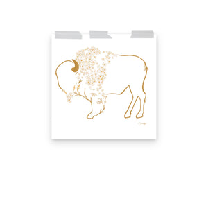 Mae - Daisy Bison Print