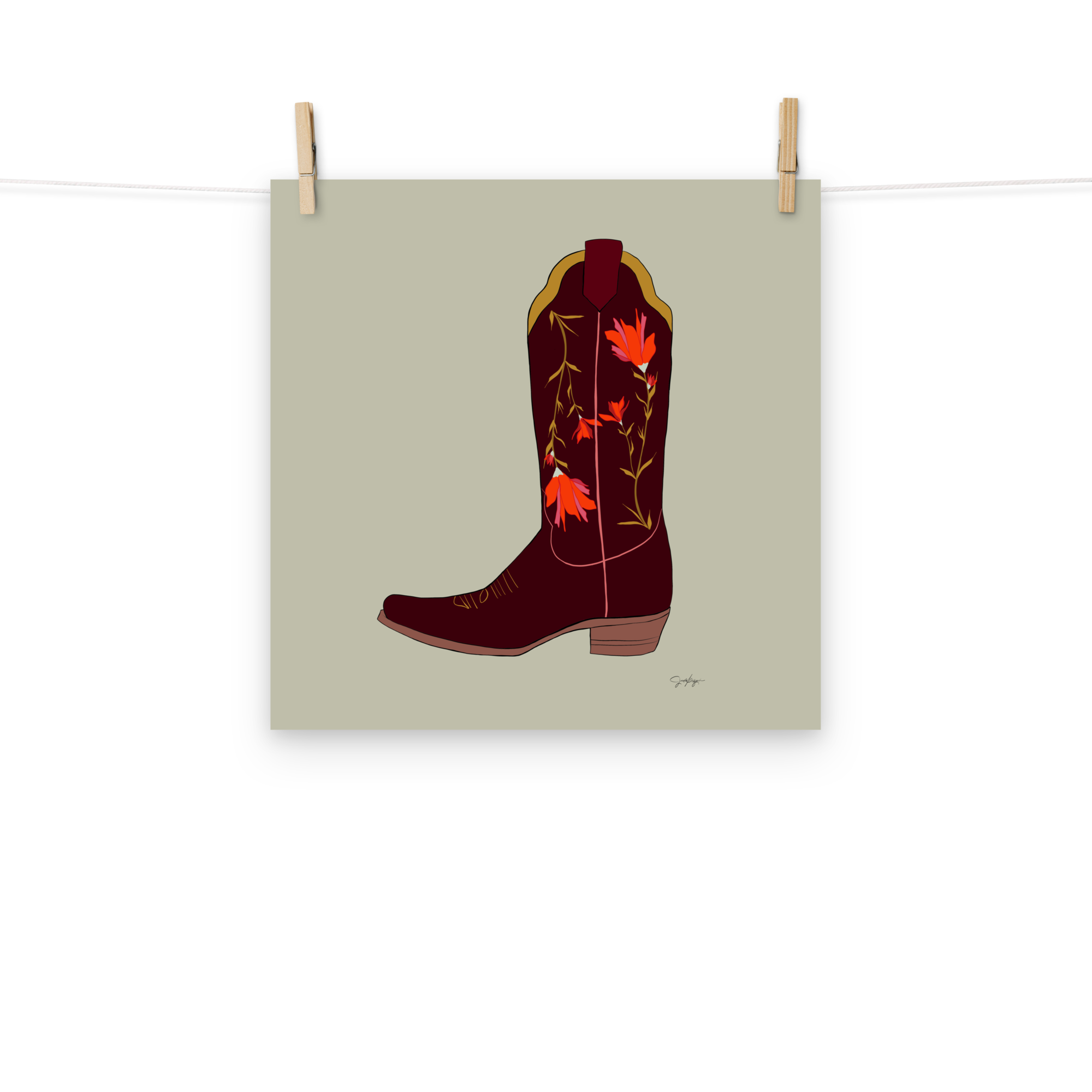 Sierra - Prairie Fire Cowgirl Boot