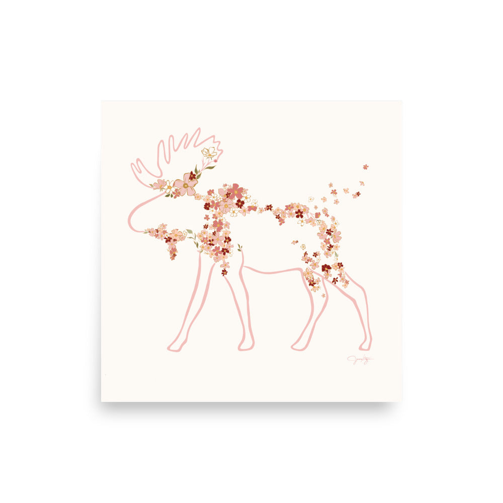Josie - Wild Daisy Moose Print