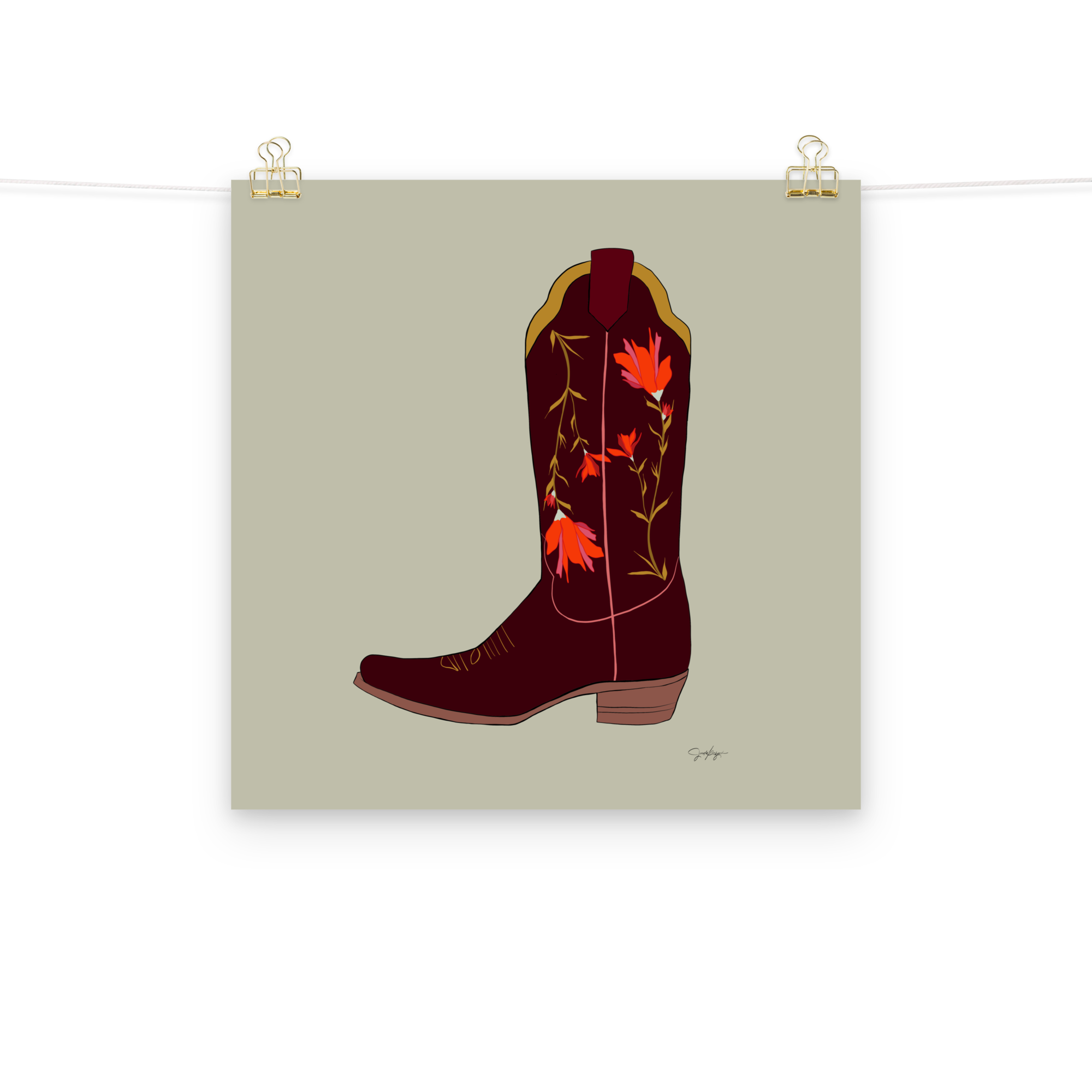Sierra - Prairie Fire Cowgirl Boot