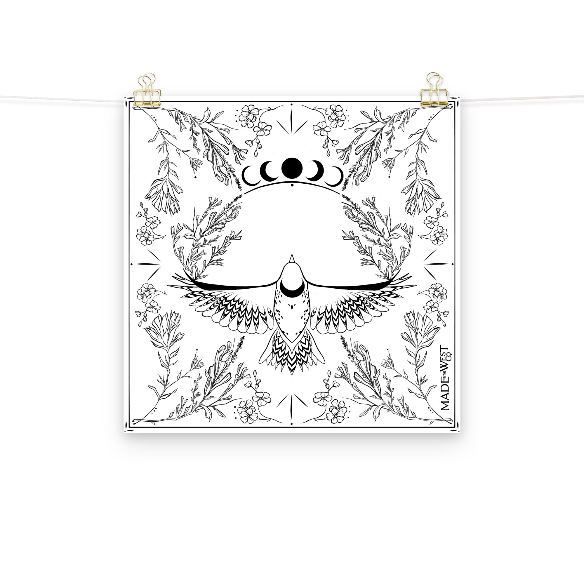 Moon Song - Meadowlark Bandana