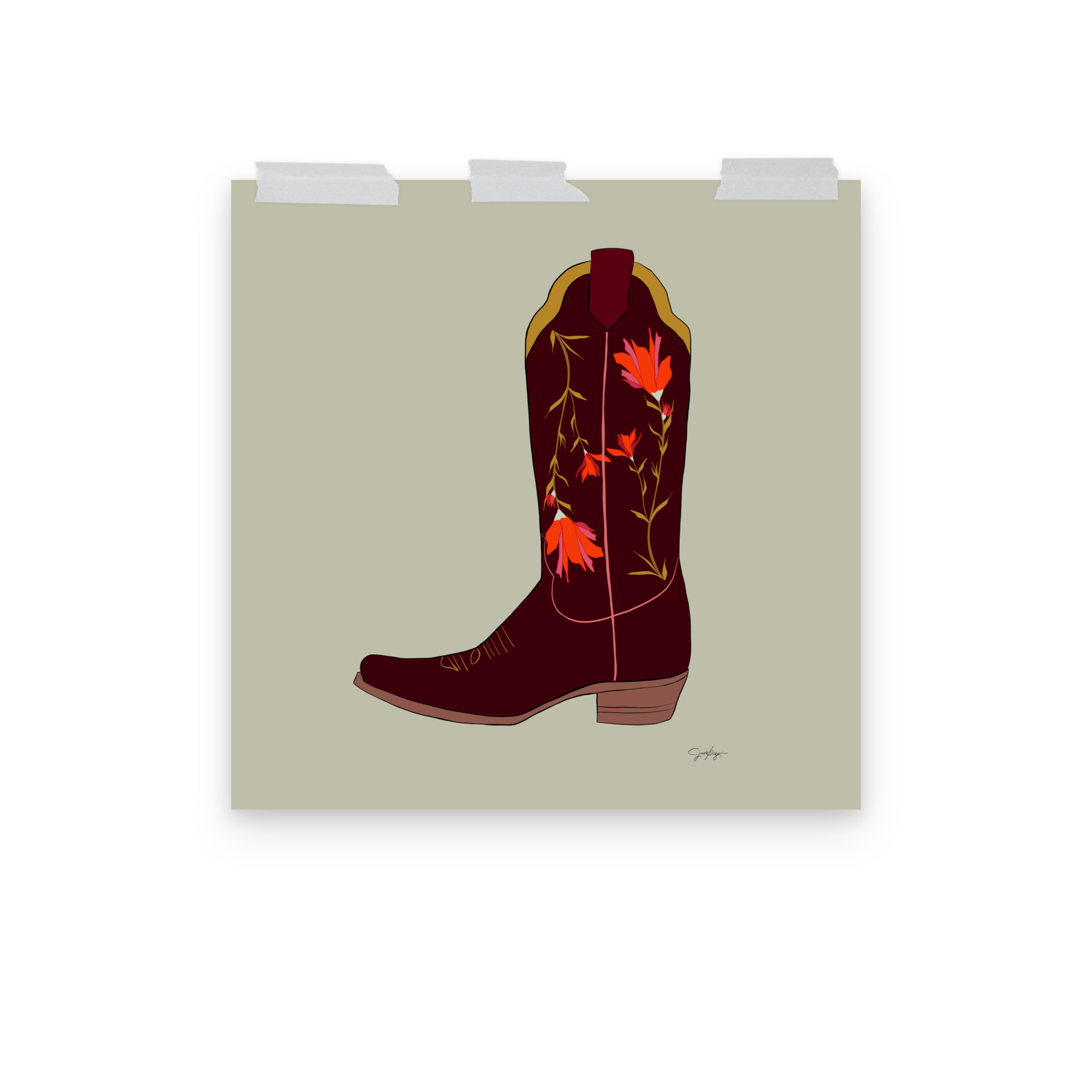 Sierra - Prairie Fire Cowgirl Boot