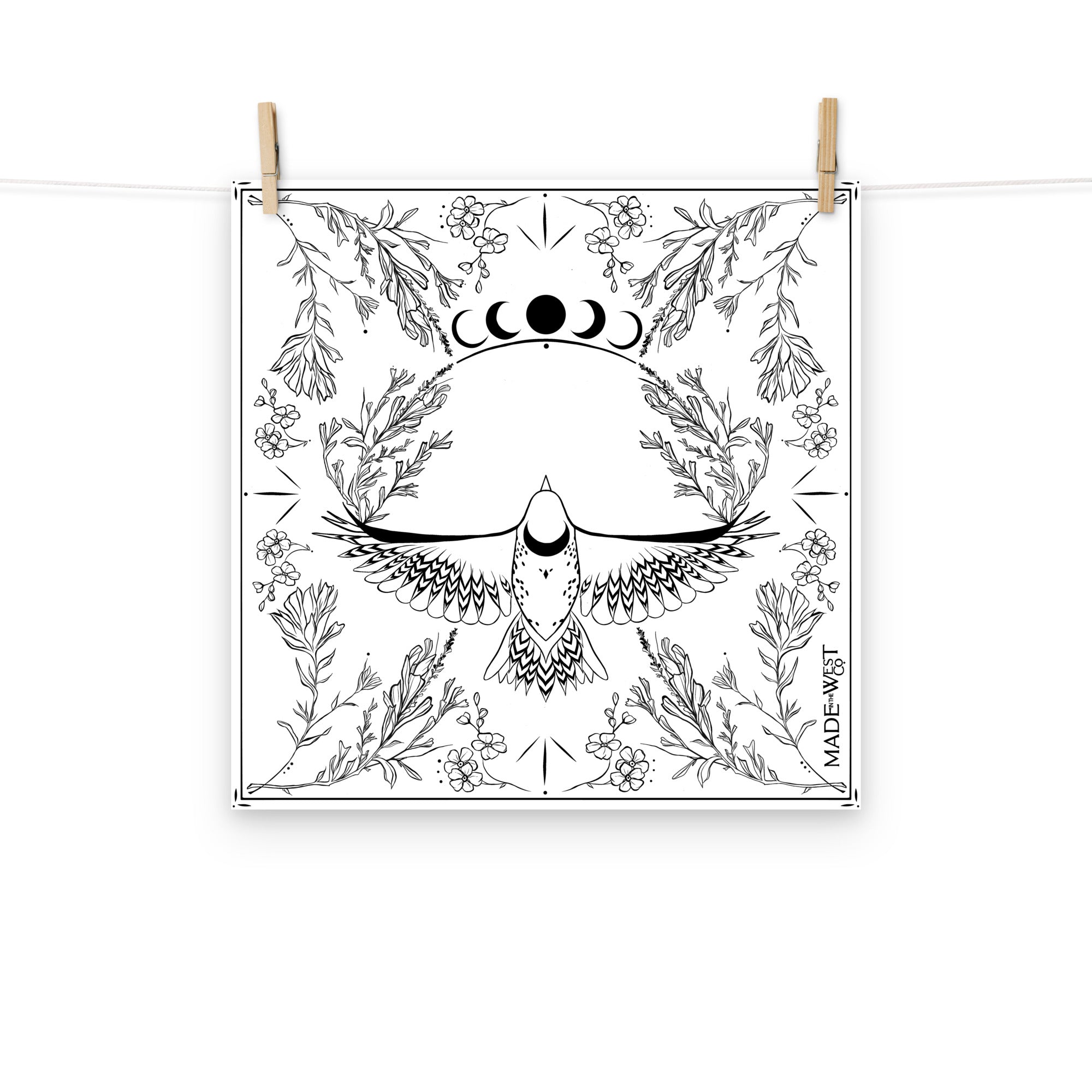 Moon Song - Meadowlark Bandana