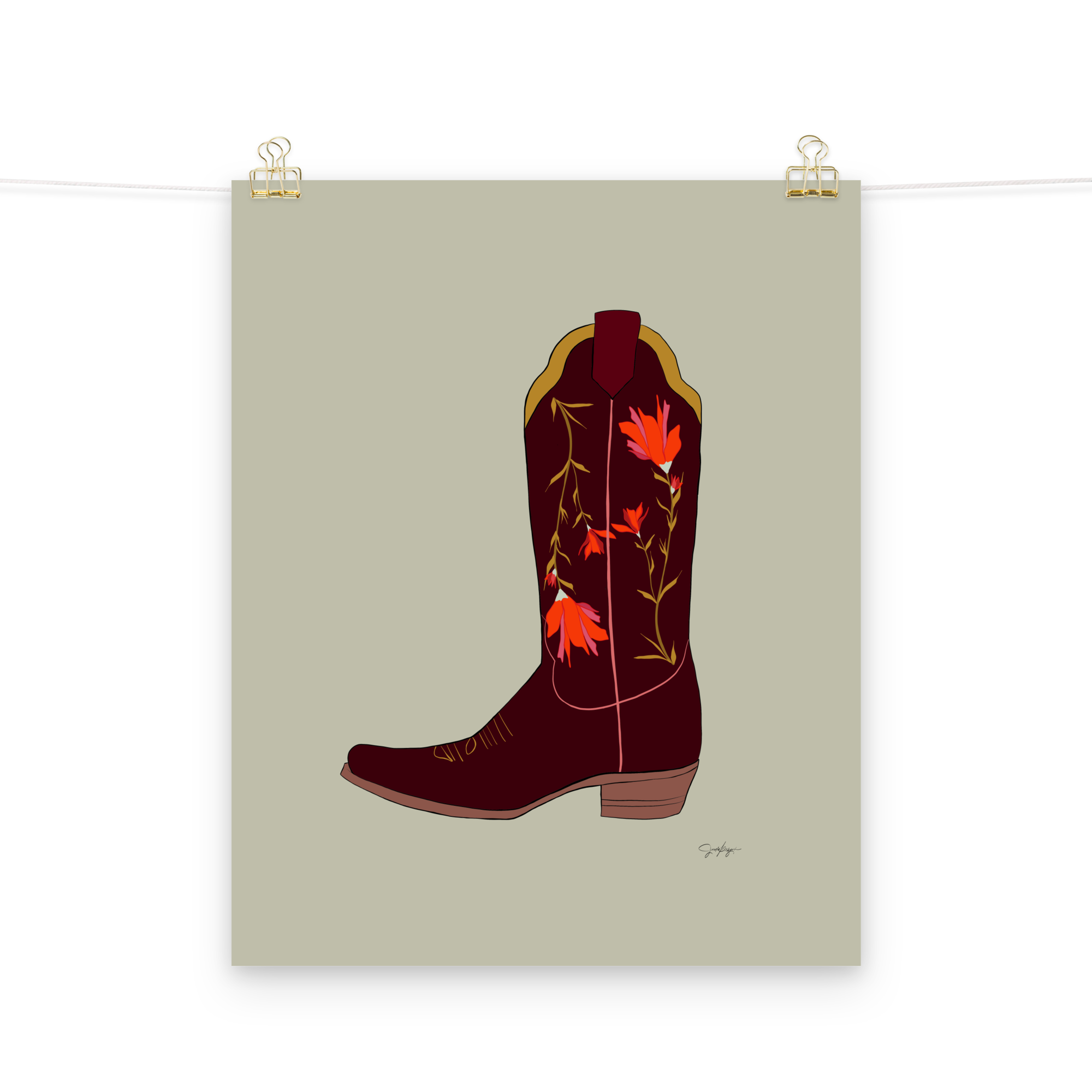 Sierra - Prairie Fire Cowgirl Boot