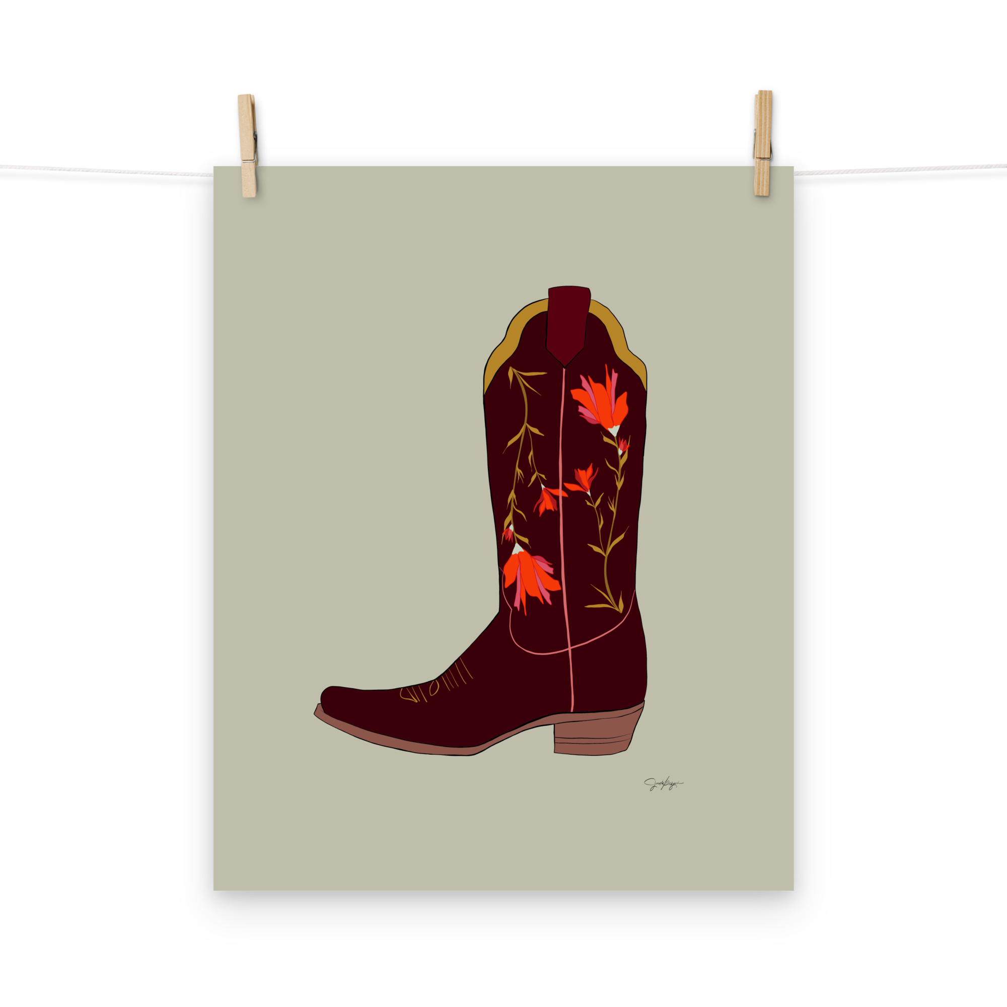 Sierra - Prairie Fire Cowgirl Boot
