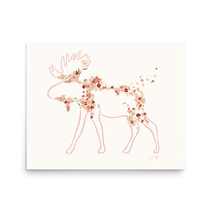 Josie - Wild Daisy Moose Print