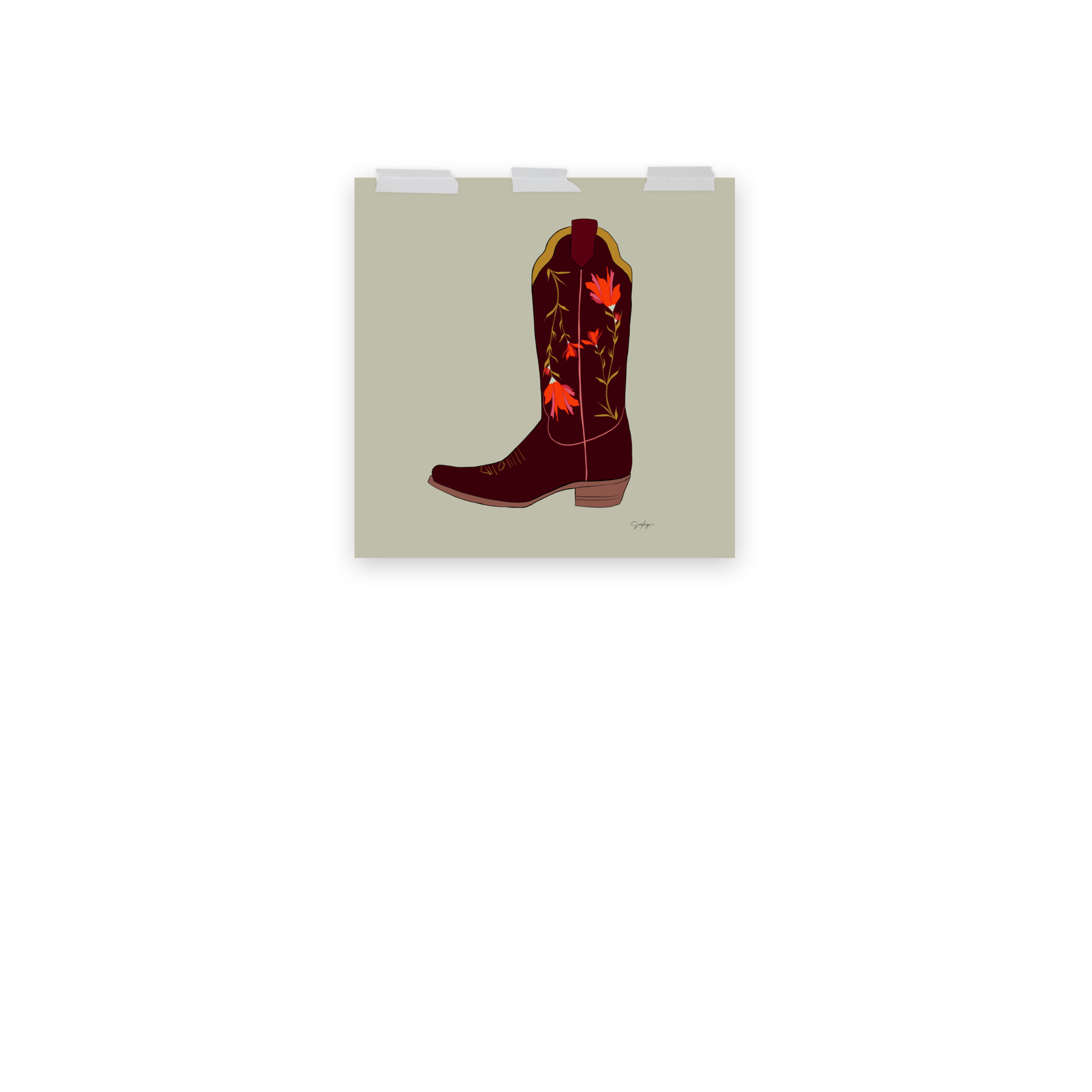 Sierra - Prairie Fire Cowgirl Boot