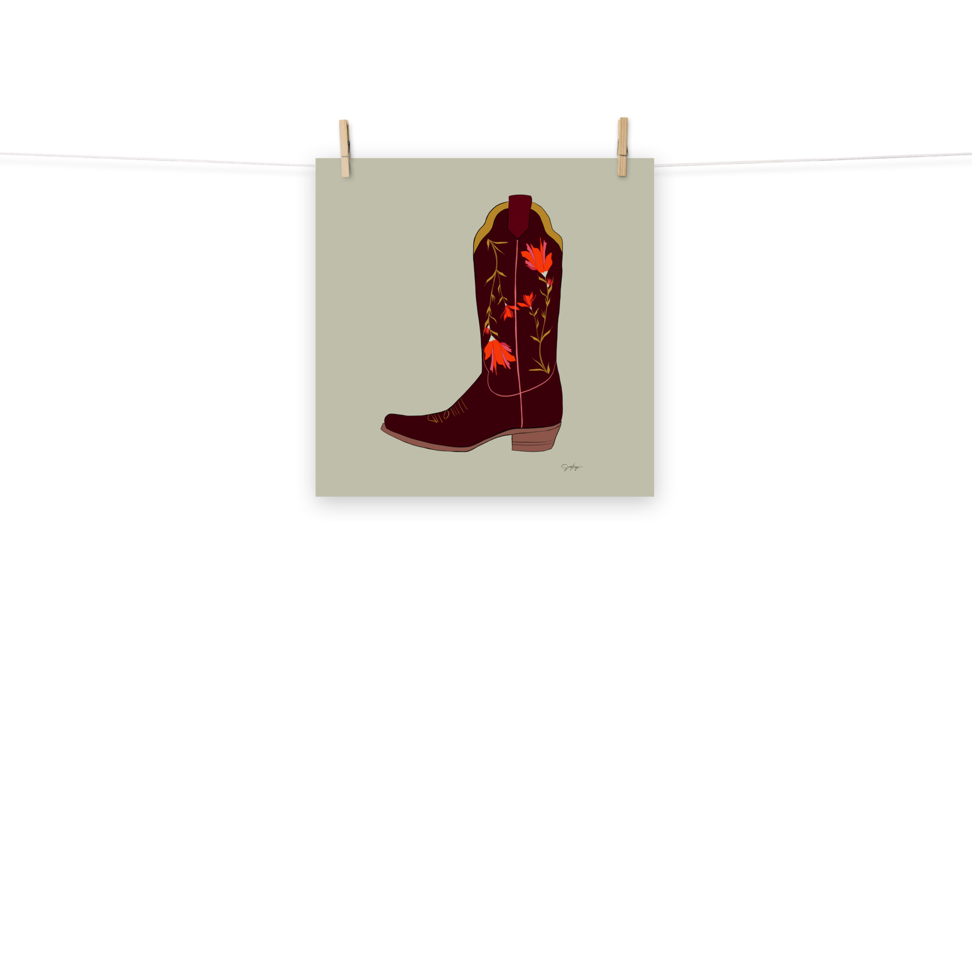 Sierra - Prairie Fire Cowgirl Boot